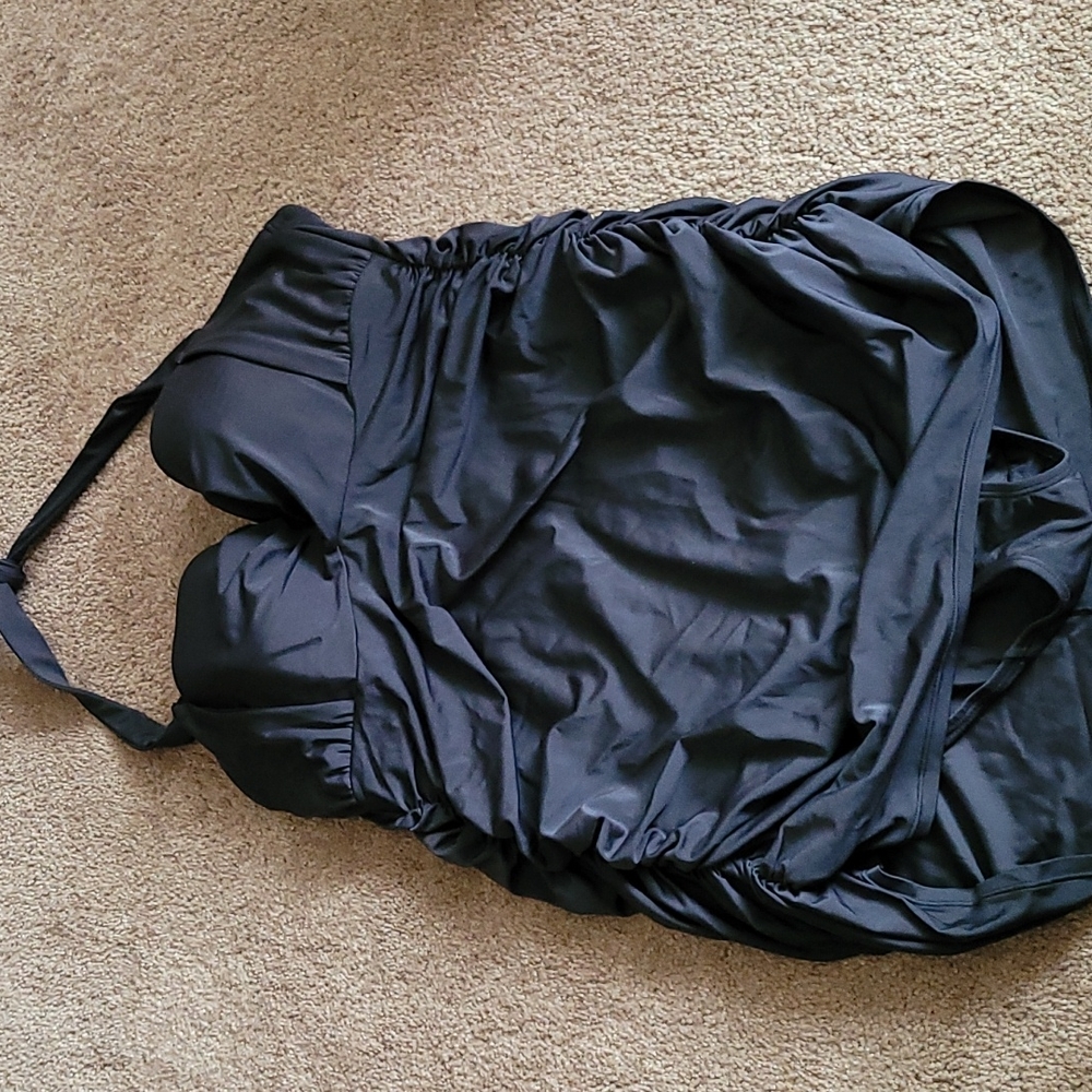 Lane bryant halter swimsuit